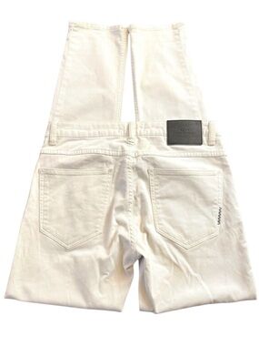 Neuw White Lou Slim Straight Cotton Stretch Denim Jeans (29x31)